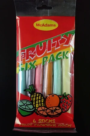 fruity six pack sweets